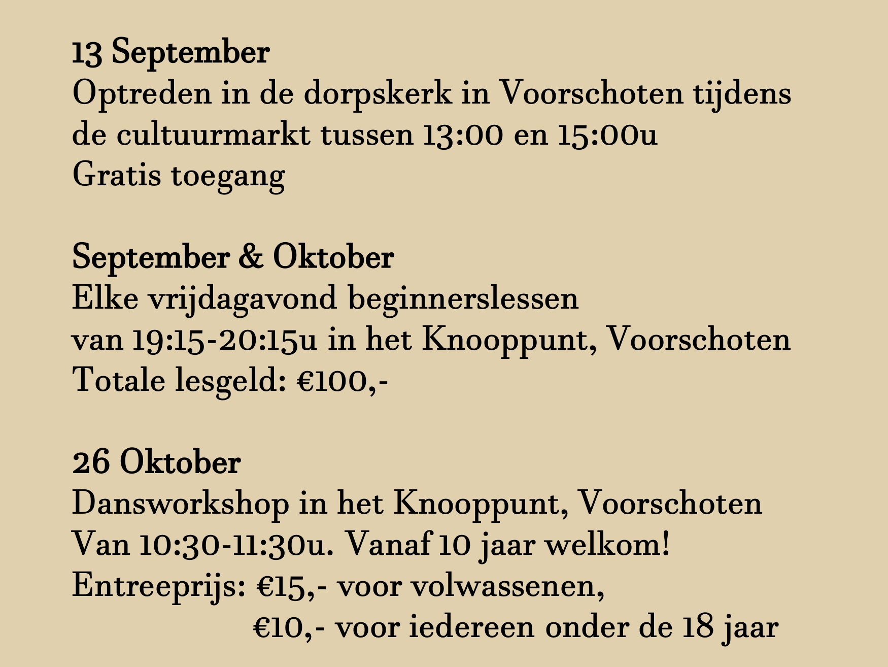 workshops